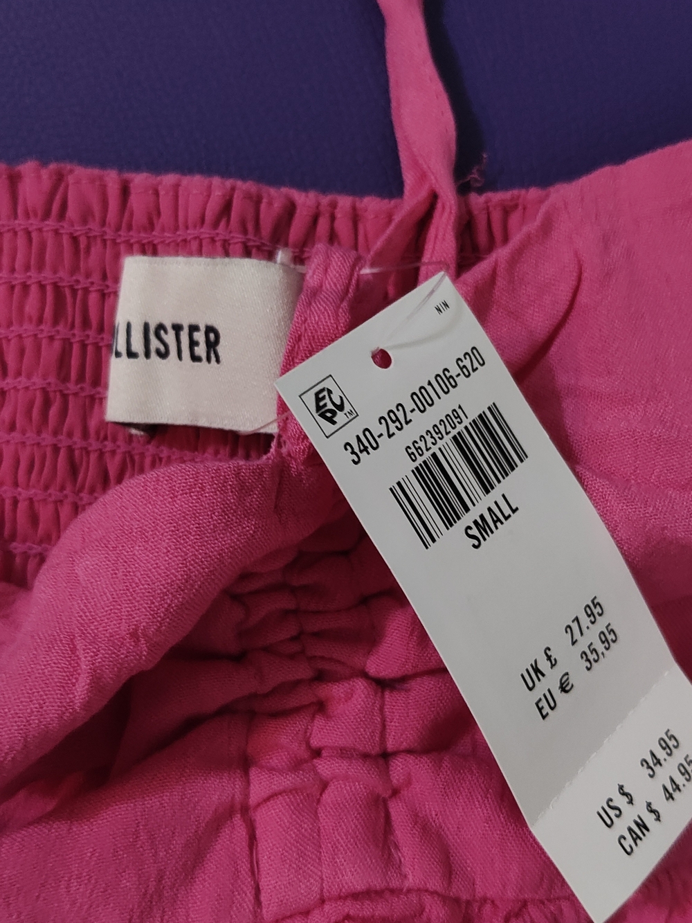 Women's Pink Ruffle Top - Picture 2 of 3